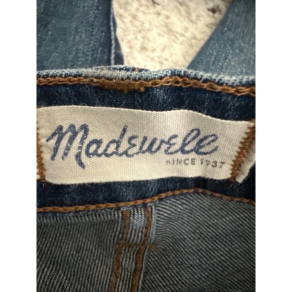 Madewell Skinny Skinny Jeans Medium Wash Distressed Blue Mid Rise Size 26 - Picture 5 of 7